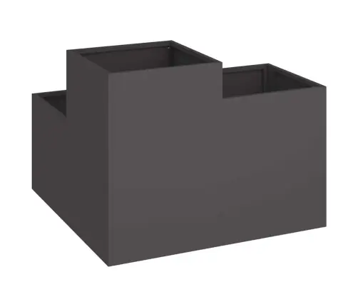 Aia Istutuspot Must 80 X 80 X 60 Cm Teras