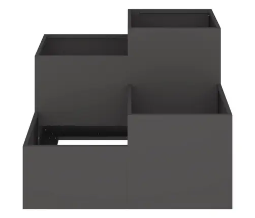 Aia Istutuspot Must 80 X 80 X 60 Cm Teras