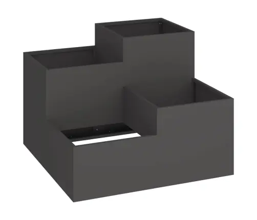 Aia Istutuspot Must 80 X 80 X 60 Cm Teras