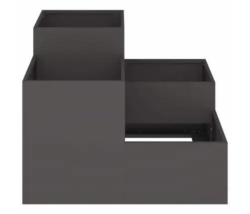 Aia Istutuspot Must 80 X 80 X 60 Cm Teras