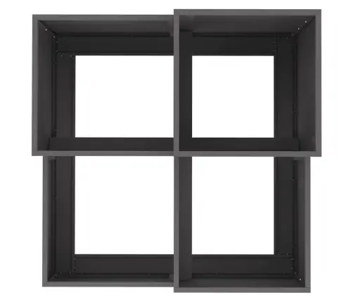 Aia Istutuspot Must 80 X 80 X 60 Cm Teras