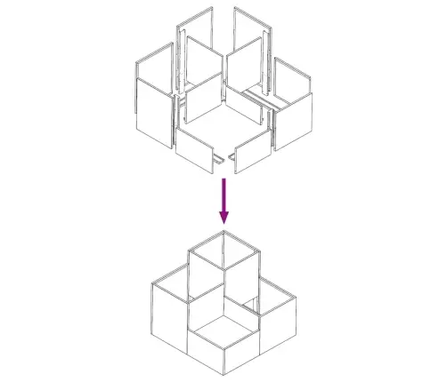 Dārza Stādītājs 80X80X60 Cm Balts Tērauds Vidaxl