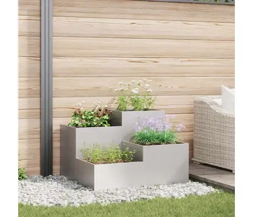 Dārza Stādītājs 80X80X60 Cm Nerūsējošais Tērauds Vidaxl