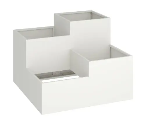 Aia Istutuspot Valge 100 X 100 X 60 Cm Teras