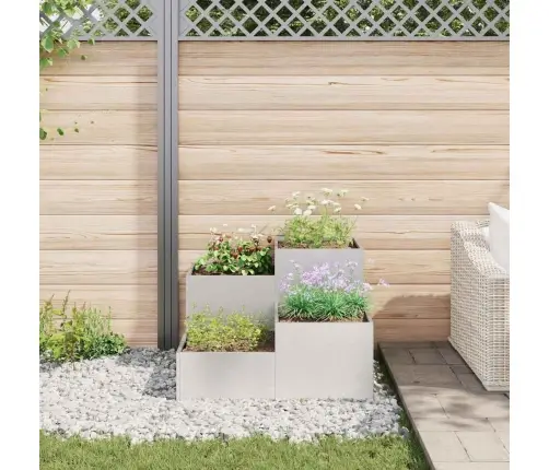 Dārza Stādītājs 100X100X60 Cm Nerūsējošais Tērauds Vidaxl