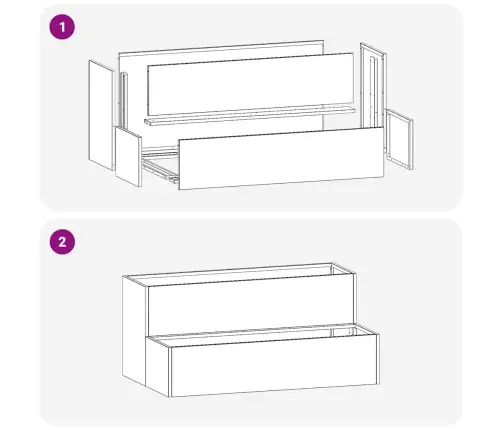 Aia Istutuspot Rooste 100 X 60 X 45 Cm Terase Tüüp