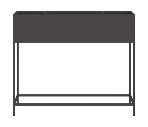 Tõstetud Aiataimelava Must 100 X 26 X 82 Cm Teras