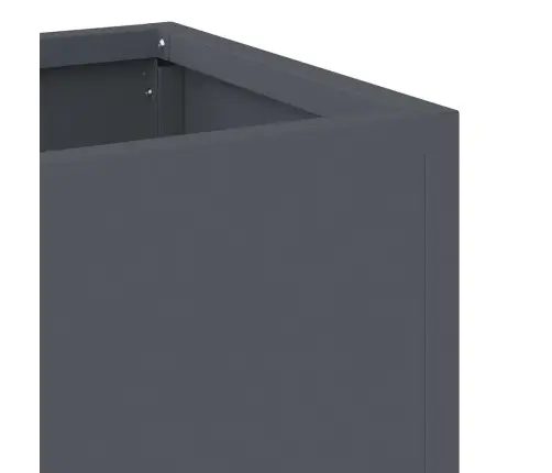 Pacelts Dārza Stādītājs Antracīts 60 X 26 X 45 Cm Tērauds Vidaxl