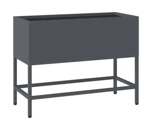 Pacelts Dārza Stādītājs Antracīts 60 X 26 X 45 Cm Tērauds Vidaxl