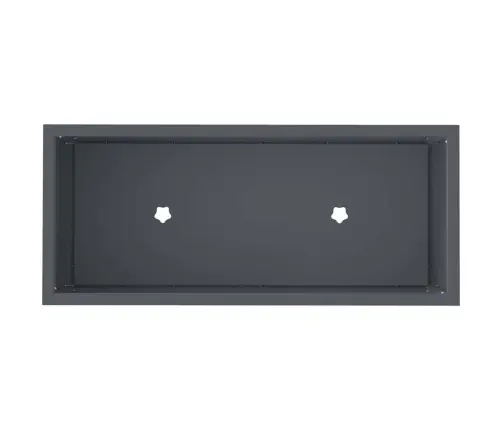 Pacelts Dārza Stādītājs Antracīts 60 X 26 X 45 Cm Tērauds Vidaxl