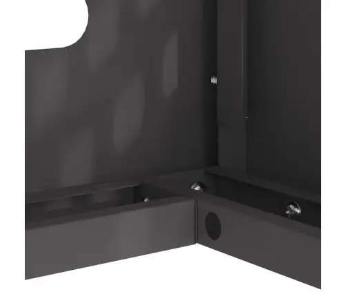 Gaisa Kondicioniera Pārsegs Melna 90 X 40 X 60 Cm Tērauds Vidaxl