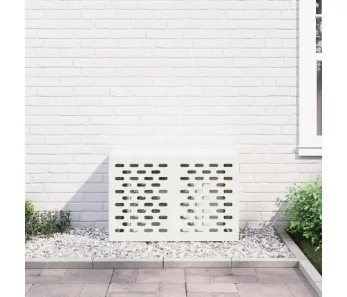 Gaisa Kondicioniera Pārsegs Balts 90 X 40 X 60 Cm Tērauds Vidaxl