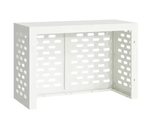 Gaisa Kondicioniera Pārsegs Balts 90 X 40 X 60 Cm Tērauds Vidaxl