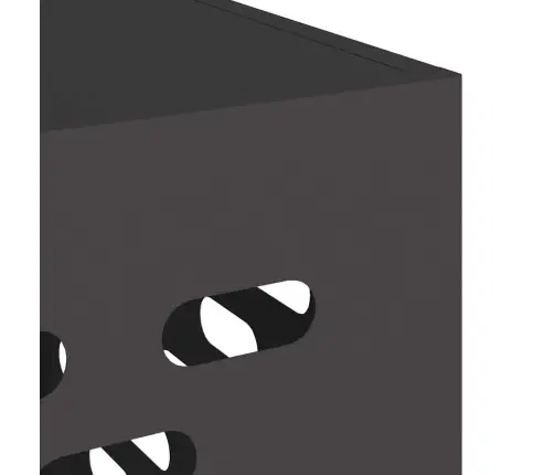 Gaisa Kondicioniera Pārsegs Melna 100 X 50 X 70 Cm Tērauds Vidaxl