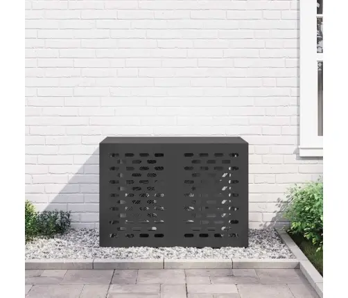 Gaisa Kondicioniera Pārsegs Melna 100 X 50 X 70 Cm Tērauds Vidaxl