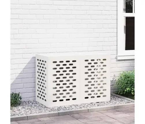 Gaisa Kondicioniera Pārsegs Balts 100 X 50 X 70 Cm Tērauds Vidaxl