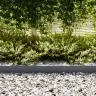 Zāles Apmales 30 Gab. Antracīts 100X0.5X15 Cm Plastmasa Vidaxl