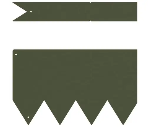 Zāles Malu Ierobežojumi 10 Gabali Olīvu Zaļā 100X0,5X15 Cm Plastmasas Vidaxl