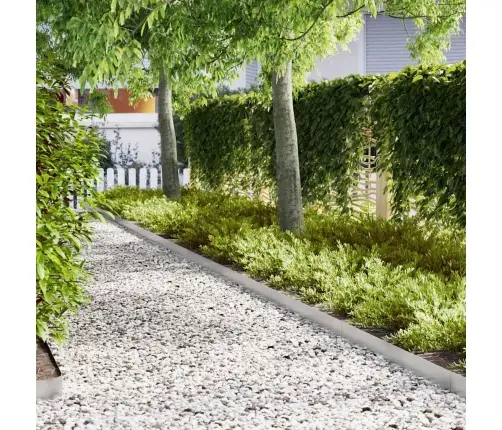 Zāliena Apmalē 10 Gab. 100X0.5X15 Cm Nerūsējošais Tērauds Vidaxl