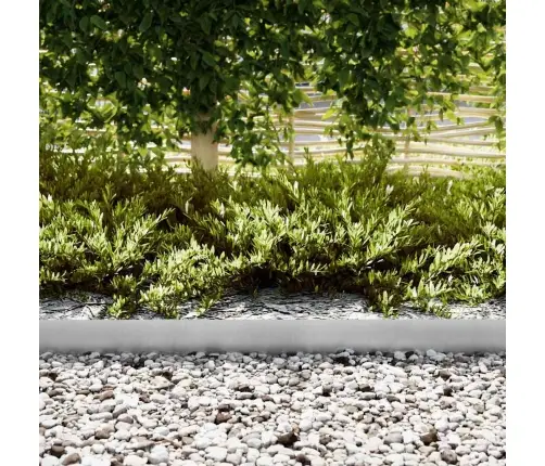 Zāliena Apmales 10 Gab 100X0.5X15 Cm Cinkots Tērauds Vidaxl