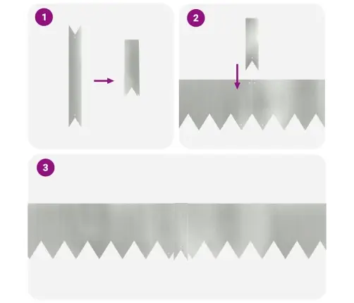 Zāliena Malas 20 Gabali 100X0.5X15 Cm Cinkots Tērauds Vidaxl