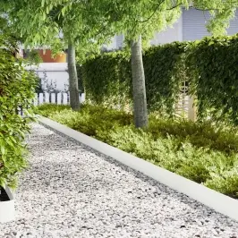 Zāliena Apmale 10 Pcs Balts 100 X 0.05 X 20 Cm Vidaxl