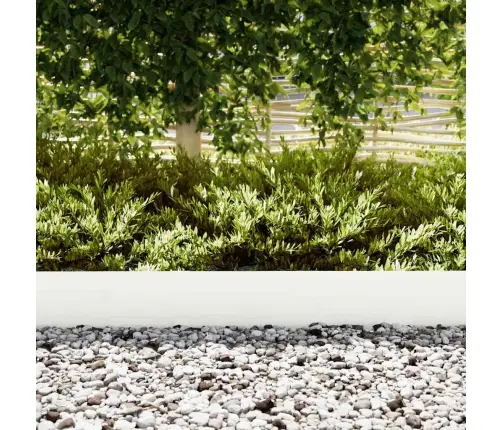 Zāliena Apmales 30 Gab. Balta 100X0.5X20 Cm Plastmasa Vidaxl