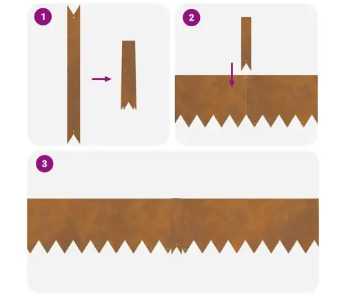 Murupiire 20 Pcs Pruun 100 X 0.05 X 20 Cm Ilmastikuterase