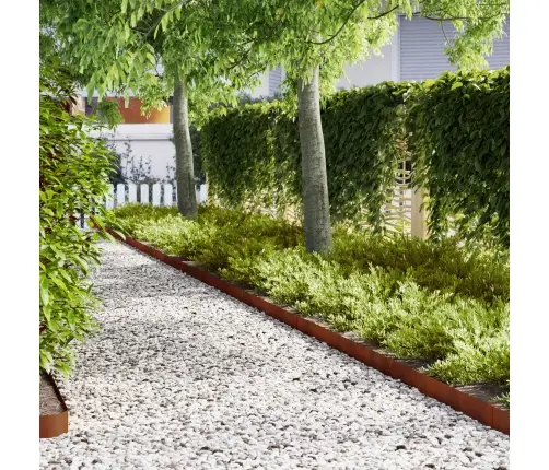 Zāliena Apmales 30 Pcs Brūna 100 X 0.5 X 20 Cm Vidaxl