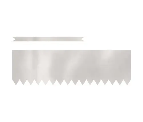 Murupiire 20 Pcs Hõbedane 100 X 0.05 X 20 Cm Roostevaba Teras