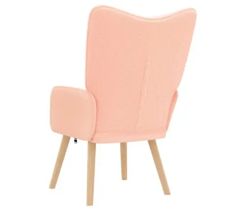 Relaksējošs Krēsls Rozā 62 X 67 X 95.5 Cm Audums Vidaxl