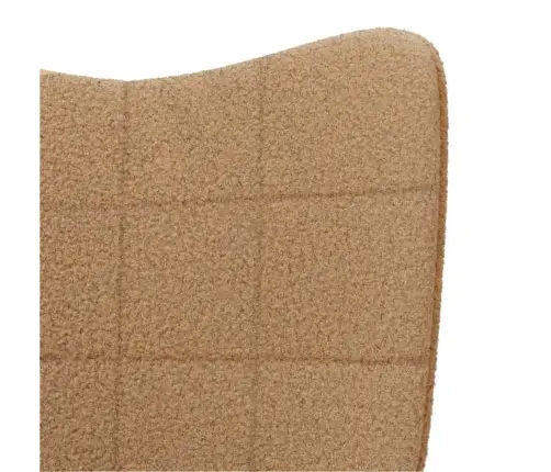 Relaksējošs Krēsls Bēša 62 X 67 X 95.5 Cm Audums Vidaxl