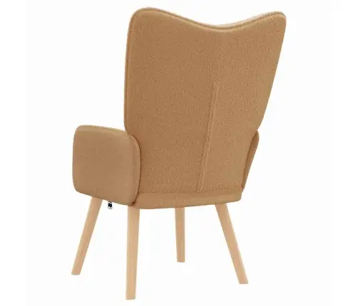 Relaksējošs Krēsls Bēša 62 X 67 X 95.5 Cm Audums Vidaxl