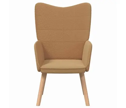 Relaksējošs Krēsls Bēša 62 X 67 X 95.5 Cm Audums Vidaxl