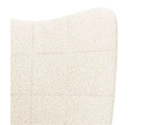 Supamasis Krėslas Kreminė Šerpos Audinys