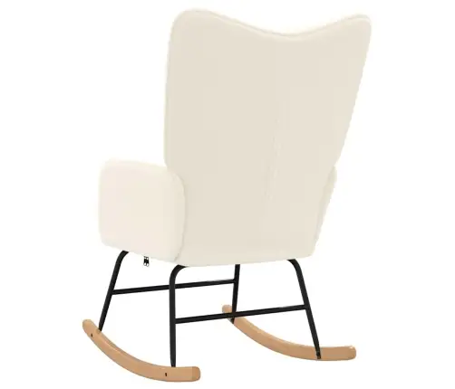 Supamasis Krėslas Kreminė Šerpos Audinys