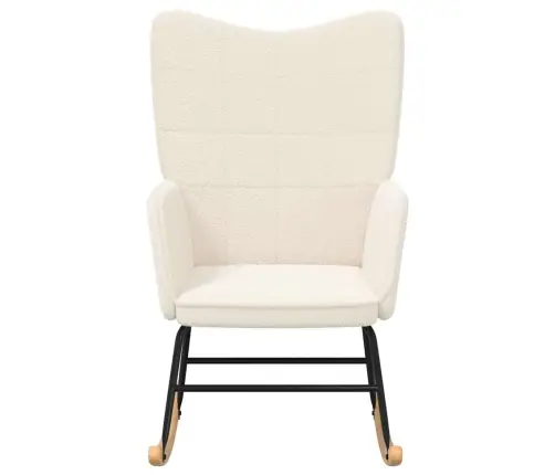 Supamasis Krėslas Kreminė Šerpos Audinys