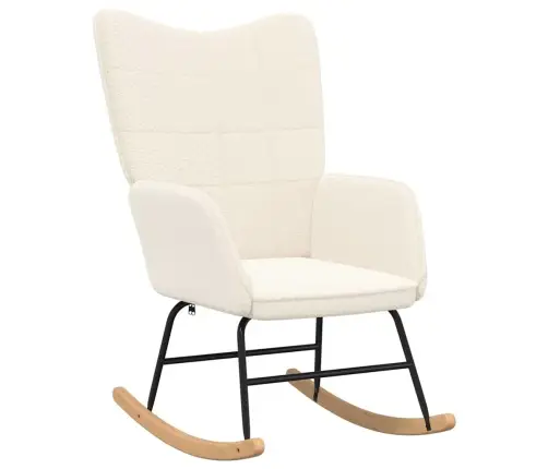 Supamasis Krėslas Kreminė Šerpos Audinys