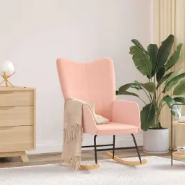 Relaksējošs Krēsls Rozā 61 X 78 X 98 Cm Audums Vidaxl