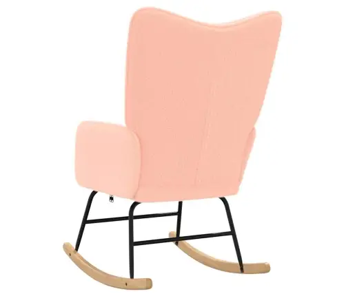 Relaksējoša Krēsls Rozā Vilnas Līdzīgs Audums Vidaxl Relaksējoša Krēsls Rozā Vilnas Līdzīgs Audums Vidaxl