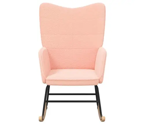 Relaksējoša Krēsls Rozā Vilnas Līdzīgs Audums Vidaxl Relaksējoša Krēsls Rozā Vilnas Līdzīgs Audums Vidaxl