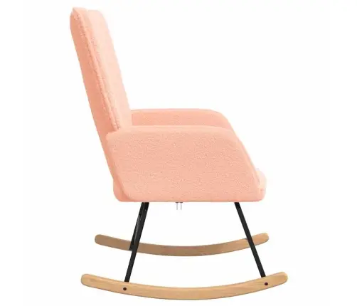 Relaksējoša Krēsls Rozā Vilnas Līdzīgs Audums Vidaxl Relaksējoša Krēsls Rozā Vilnas Līdzīgs Audums Vidaxl