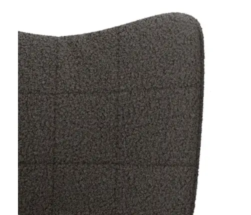 Atsipalaidavimo Kėdė Tamsiai Pilka 61 X 78 X 98 Cm Audinys