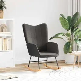 Atsipalaidavimo Kėdė Tamsiai Pilka 61 X 78 X 98 Cm Audinys