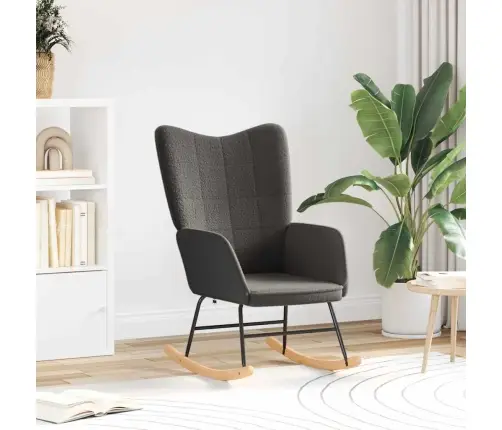 Atsipalaidavimo Kėdė Tamsiai Pilka 61 X 78 X 98 Cm Audinys