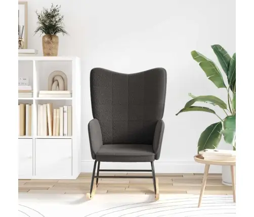 Atsipalaidavimo Kėdė Tamsiai Pilka 61 X 78 X 98 Cm Audinys