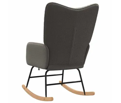 Atsipalaidavimo Kėdė Tamsiai Pilka 61 X 78 X 98 Cm Audinys