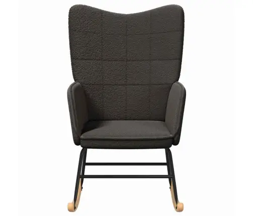 Atsipalaidavimo Kėdė Tamsiai Pilka 61 X 78 X 98 Cm Audinys