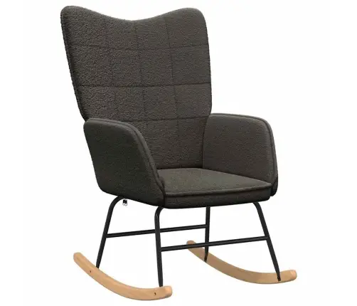 Atsipalaidavimo Kėdė Tamsiai Pilka 61 X 78 X 98 Cm Audinys