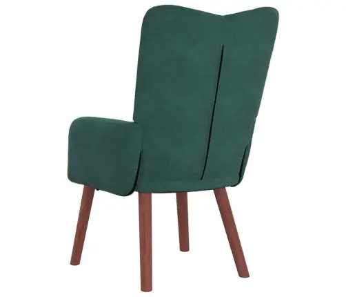 Krėslas Tamsiai Žalia 63 X 67 X 94 Cm Aksomas